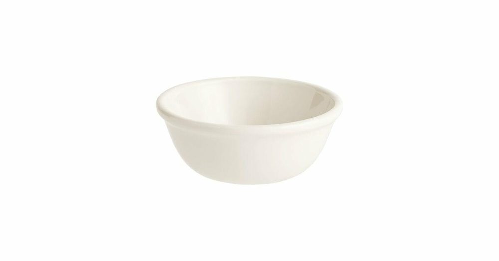 China Bowls |  10 Oz. Bright White Rolled Edge Stoneware Nappie Bowl – 36/Case