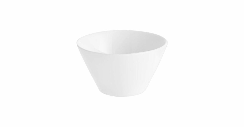 China Bowls |  13 Oz. Bright White Tapered Porcelain Bowl – 12/Case