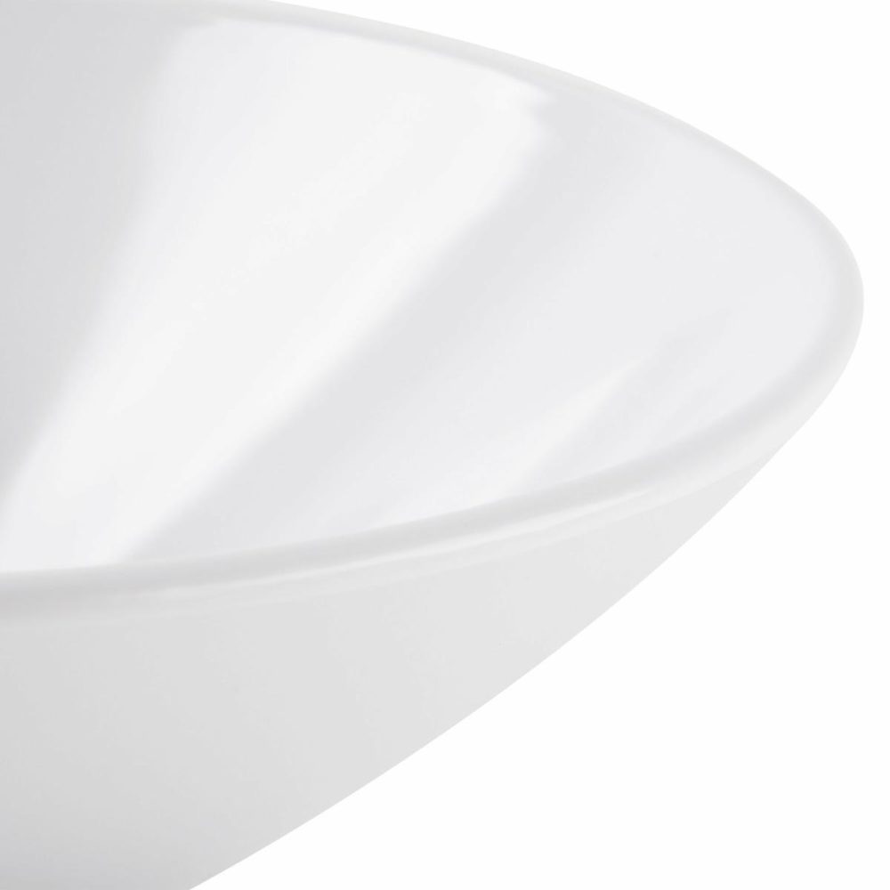 China Bowls |  20 Oz. Bright White Slanted Porcelain Bowl – 12/Case