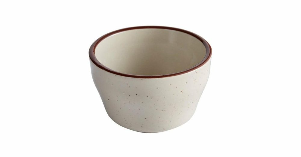 China Bowls |  7.25 Oz. Brown Speckle Narrow Rim Stoneware Bouillon Cup – 36/Case