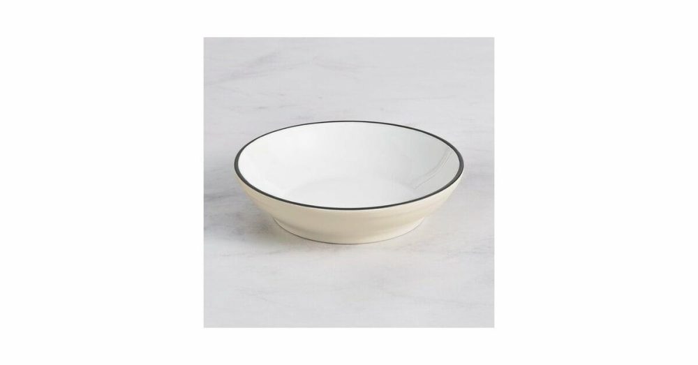 China Bowls |  Embers 48 Oz. Cream White Matte Stoneware Pasta Bowl – 6/Case