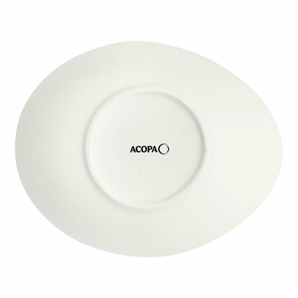 China Bowls |  Nova 24 Oz. Cream White Asymmetric Bowl – 6/Pack