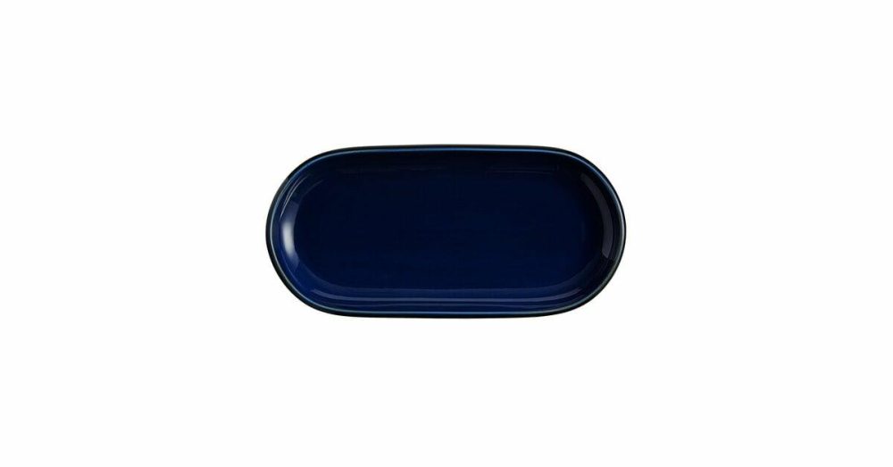 China Platters And Trays |  Keystone 14" X 6 3/4" Sedona Orange Stoneware Oblong Coupe Platter – 6/Case