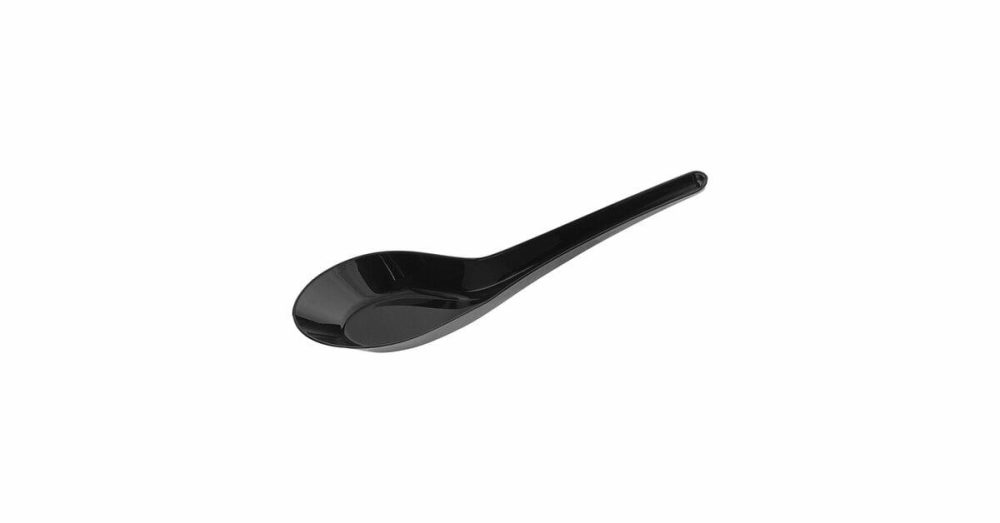 Disposable Chinese / Asian Spoons |  5 1/2" Clear Plastic Asian Soup Spoon – 200/Case