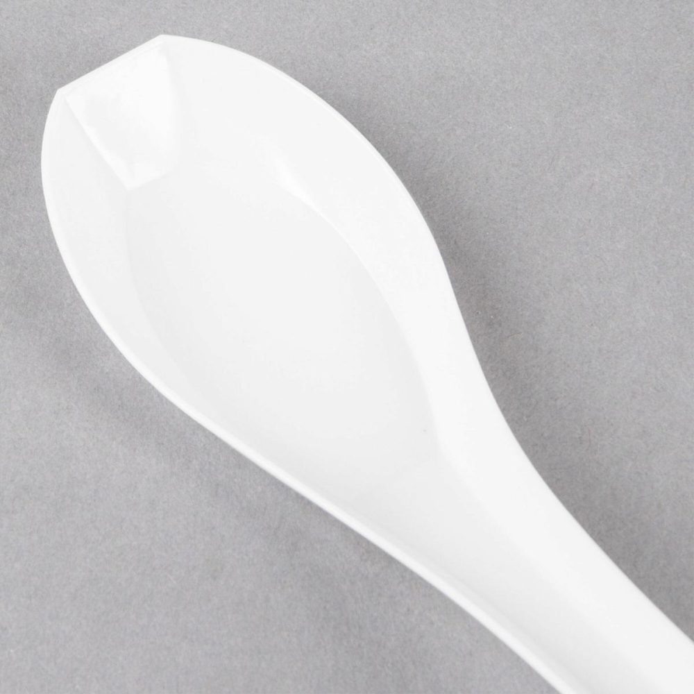 Disposable Chinese / Asian Spoons |  Aptasia2 Petites 5" White Asian Soup Spoon – 200/Case