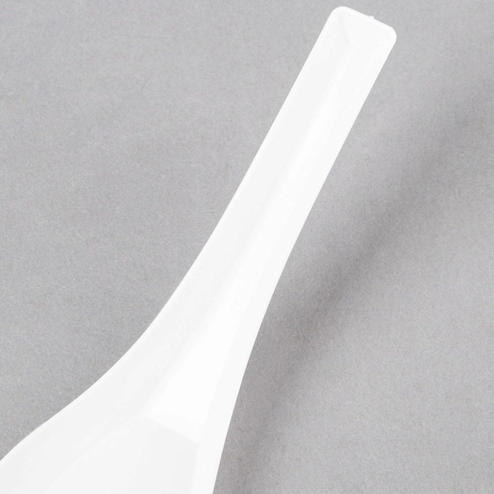 Disposable Chinese / Asian Spoons |  Aptasia2 Petites 5" White Asian Soup Spoon – 50/Pack