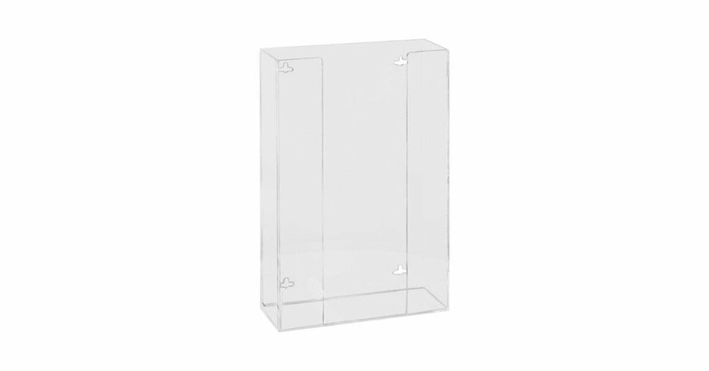 Disposable Glove Dispensers |  10 5/16" X 3 13/16" X 16" Clear Acrylic Triple Glove Dispenser