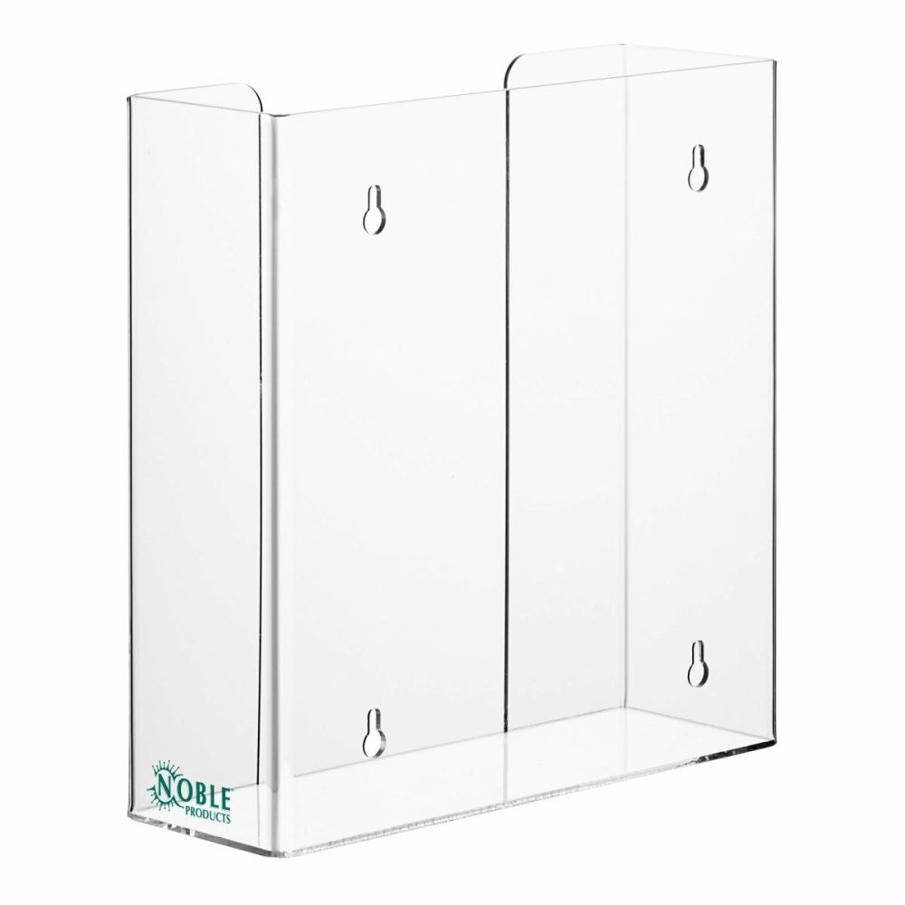 Disposable Glove Dispensers |  Double Box Acrylic Wall-Mount Glove Dispenser