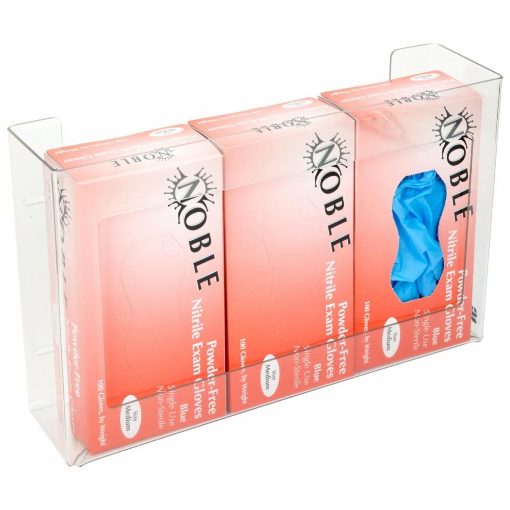 Disposable Glove Dispensers |  G0805 Clear Plexiglas 3 Box Disposable Glove Dispenser