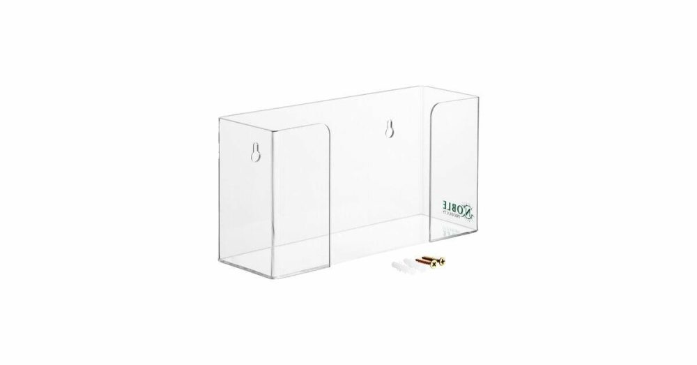 Disposable Glove Dispensers |  Single Box Acrylic Wall-Mount Glove Dispenser