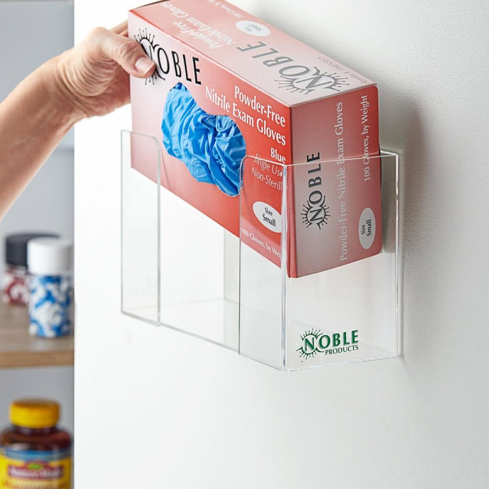 Disposable Glove Dispensers |  Single Box Acrylic Wall-Mount Glove Dispenser