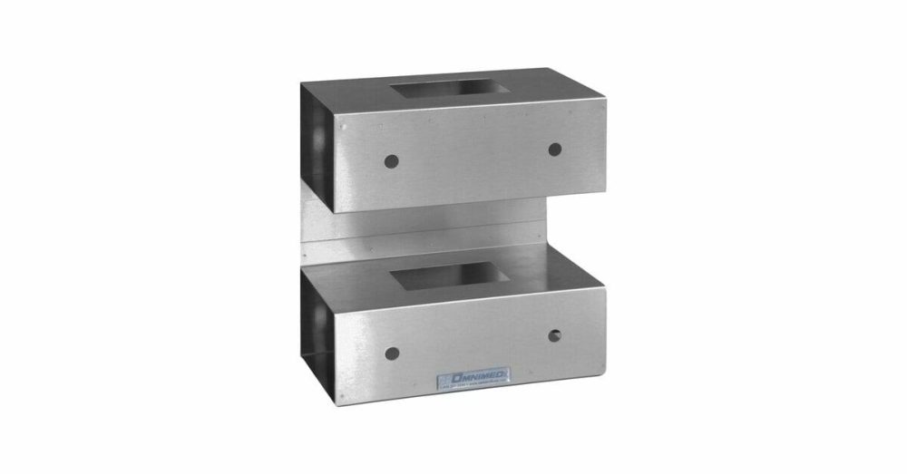 Disposable Glove Dispensers |  Stainless Steel 2-Box Open Top Wall-Mount Disposable Glove Dispenser