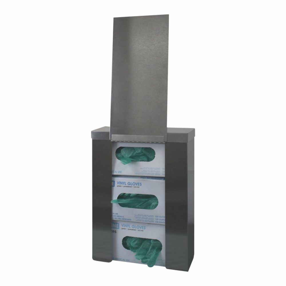 Disposable Glove Dispensers |  Stainless Steel Vapor Shield For 305302