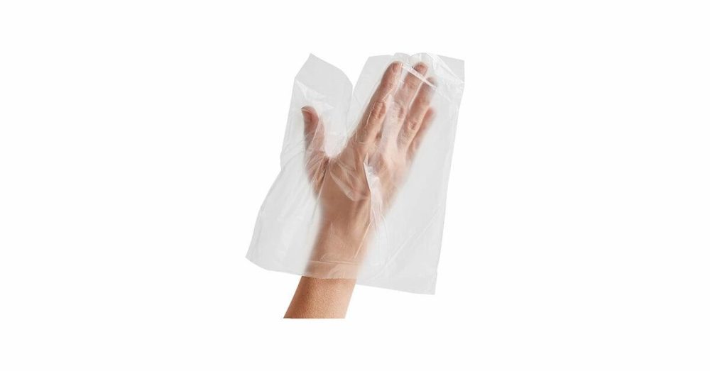 Disposable Gloves |  0.5 Mil Disposable Clear Hdpe Sher-Mitt – One Size Fits Most – 2000/Case