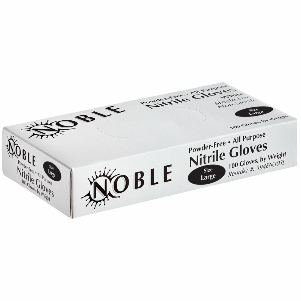 Disposable Gloves |  3 Mil Black Biodegradable Powder-Free Nitrile Gloves – 100/Box