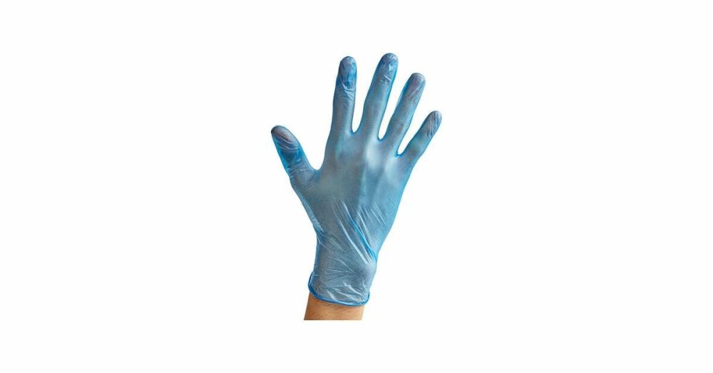 Disposable Gloves |  3 Mil Blue Biodegradable Powder-Free Nitrile Gloves – 100/Box