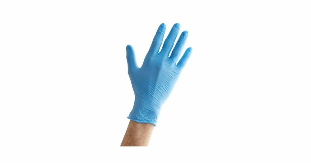 Disposable Gloves |  Blue Biodegradable Nitrile 2.5 Mil Powder-Free Gloves – 2000/Case