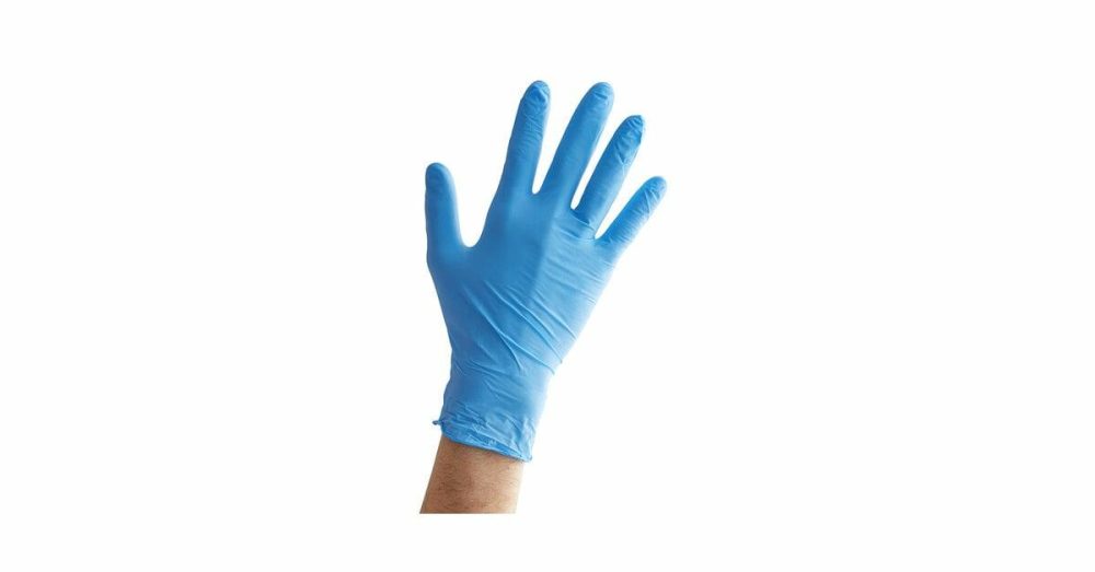 Disposable Gloves |  Blue Biodegradable Nitrile 4 Mil Powder-Free Gloves – 1000/Case