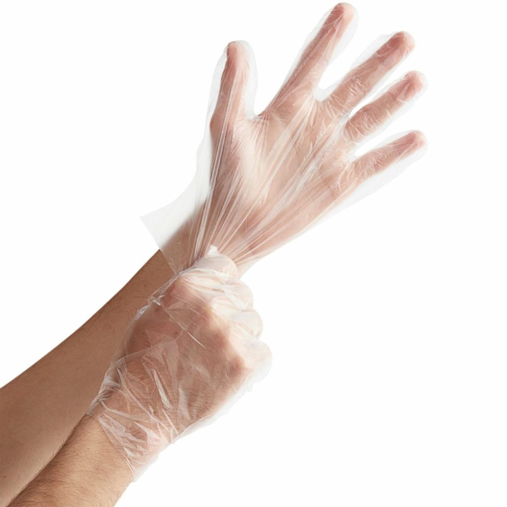 Disposable Gloves |  Disposable Cpe Gloves – For Food Service – 100/Box