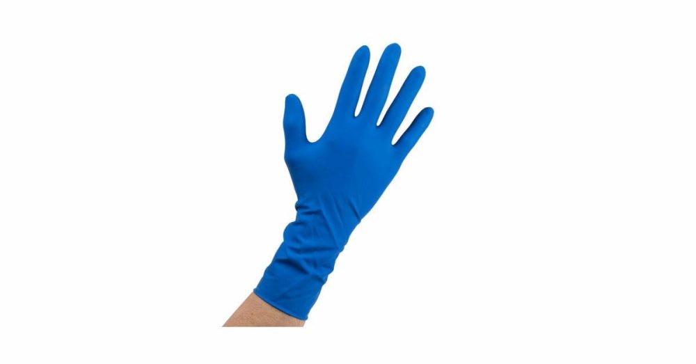 Disposable Gloves |  High Risk Latex Exam Gloves 15 Mil – Blue – 500/Case