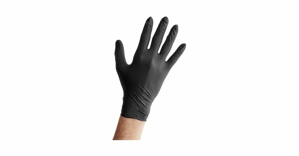 Disposable Gloves |  Nitrile 6 Mil Heavy-Duty Powder-Free Textured Gloves – Box