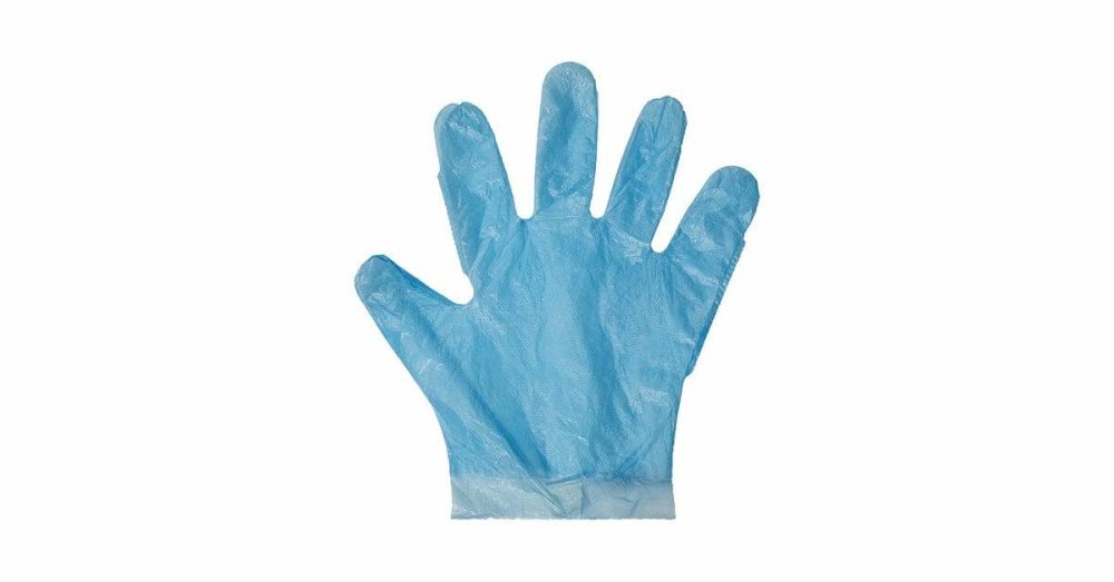 Disposable Gloves |  One Size Fits Most Blue Biodegradable Gloves – Case