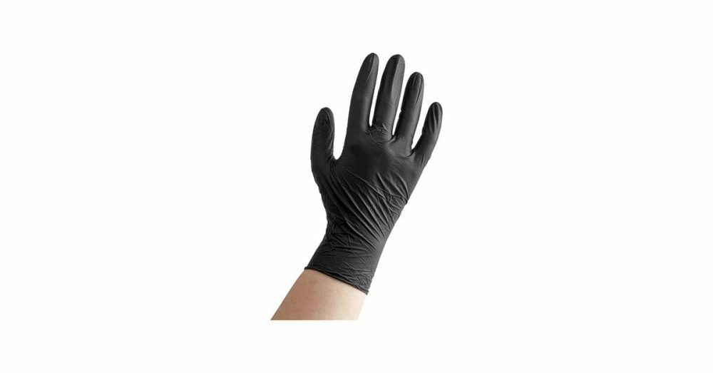 Disposable Gloves |  Powder-Free Disposable Nitrile 5 Mil Thick Textured Gloves – 1000/Case