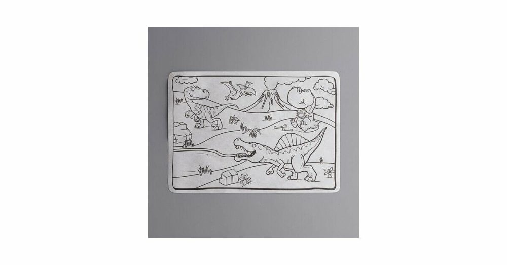 Disposable Placemats |  10" X 14" Kids Under The Sea Themed Interactive Placemat – 1000/Case