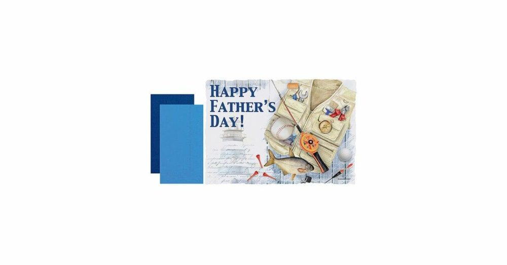 Disposable Placemats |  856780 10" X 14" Father’s Day Placemat Combo Pack – 250/Case