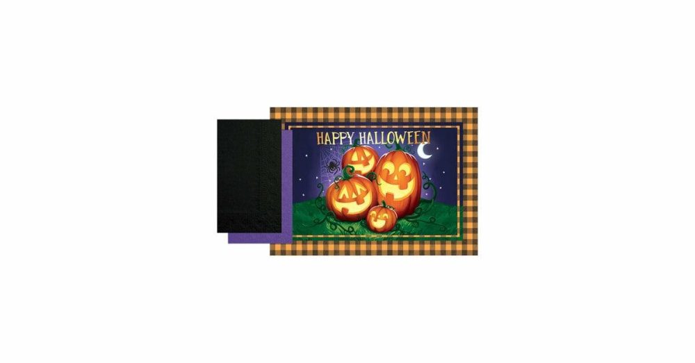 Disposable Placemats |  856792 10" X 14" Halloween Placemat Combo Pack – 250/Case