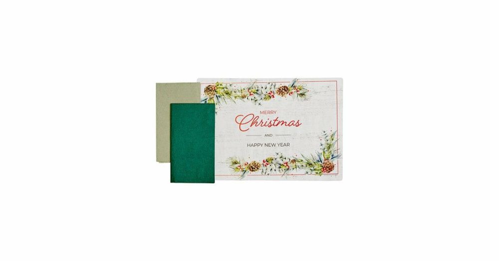 Disposable Placemats |  856795 10" X 14" Holiday Placemat Combo Pack – 250/Case