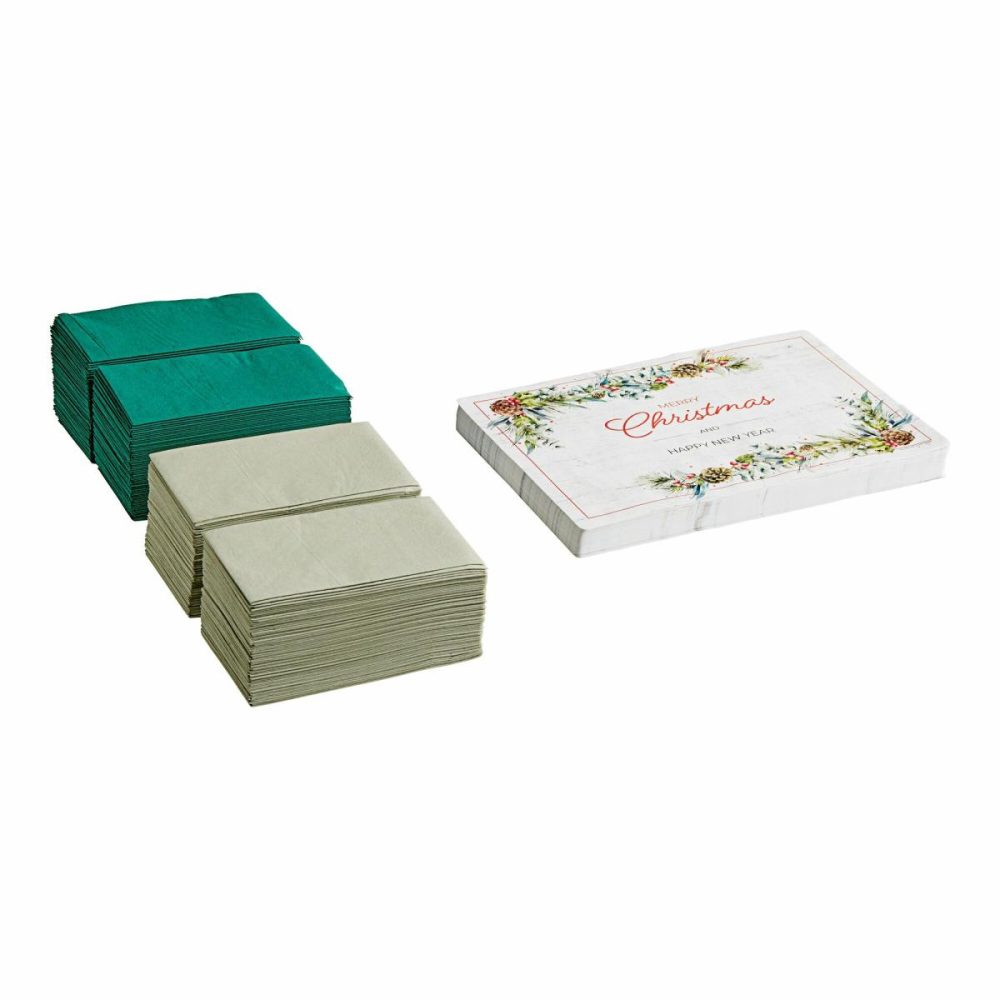 Disposable Placemats |  856795 10" X 14" Holiday Placemat Combo Pack – 250/Case