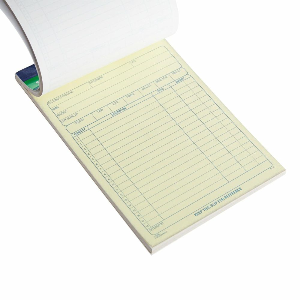 Guest Checks |  Dc5805 5 9/16" X 8 7/16" 2-Part Carbonless Bound Sales Order Book