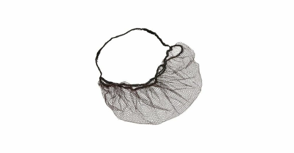 Hairnets & Disposable Chef Hats |  18" Brown Nylon Beard Net – 1000/Case