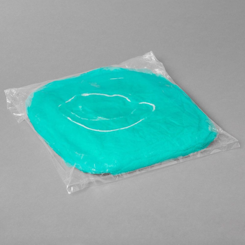 Hairnets & Disposable Chef Hats |  Rp110Nwc 21" Green Disposable Bouffant Cap – 100/Pack