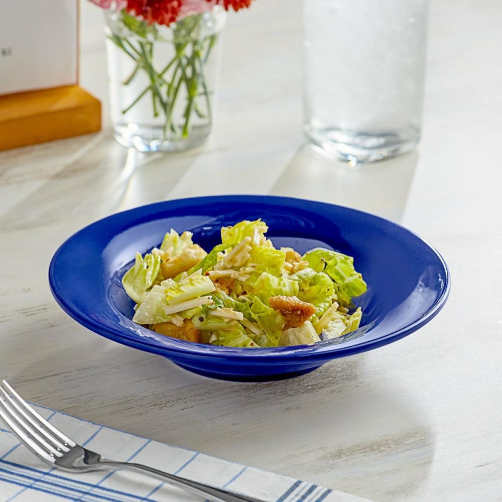 Melamine Bowls |  Foundations 13 Oz. White Wide Rim Melamine Salad Bowl – 12/Pack