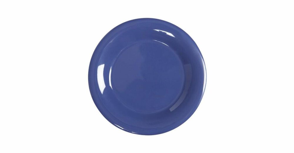 Melamine Plates |  5400115 Mingle 11" Aqua Round Melamine Plate – 12/Case