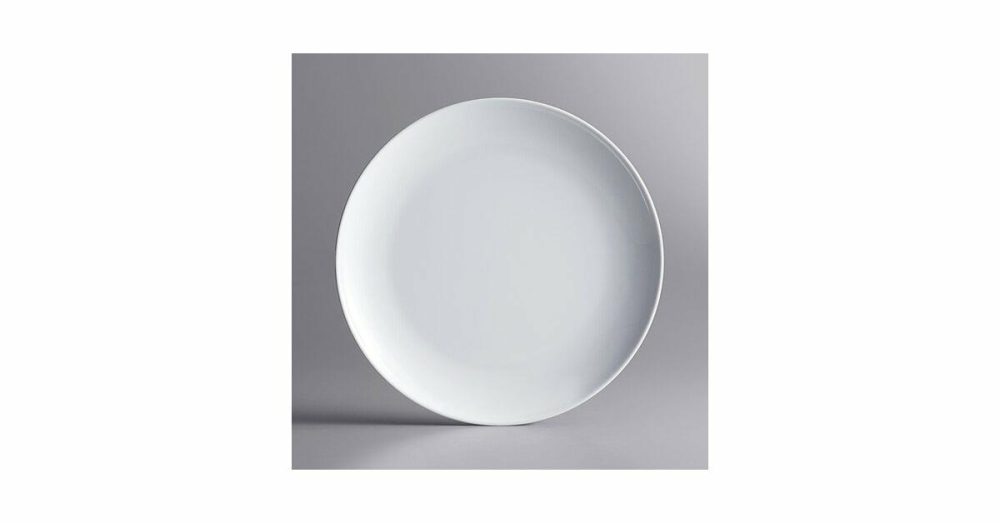 Melamine Plates |  Foundations 10" White Narrow Rim Melamine Plate – 12/Case