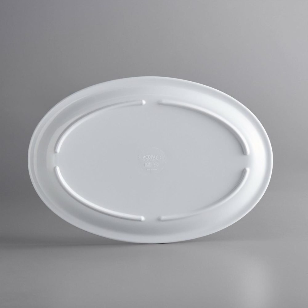 Melamine Plates |  Lunar 11" Round White Coupe Melamine Plate – 12/Case