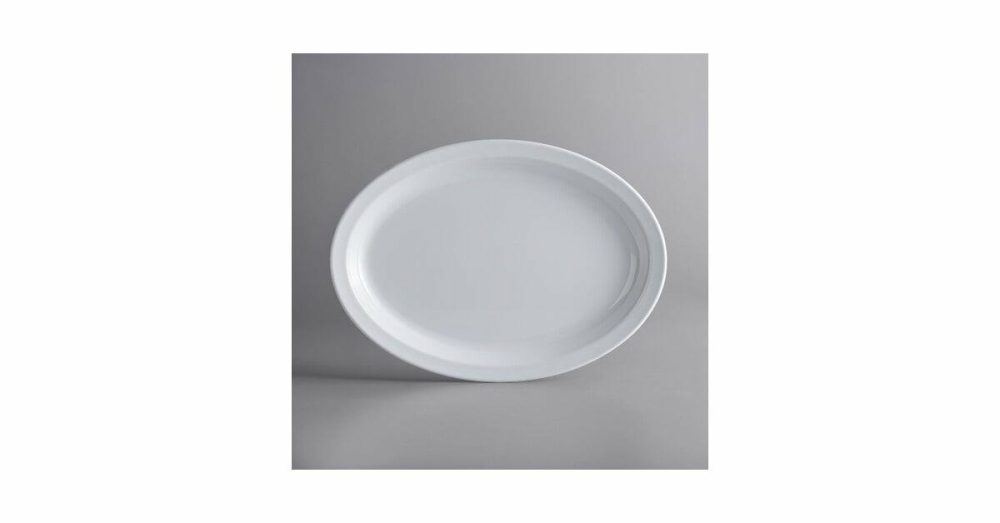 Melamine Plates |  Lunar 12" Round White Coupe Melamine Plate – 12/Case