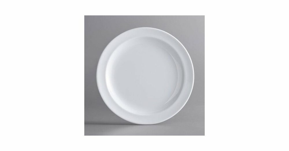 Melamine Plates |  Lunar 7" Round White Coupe Melamine Plate – 12/Case