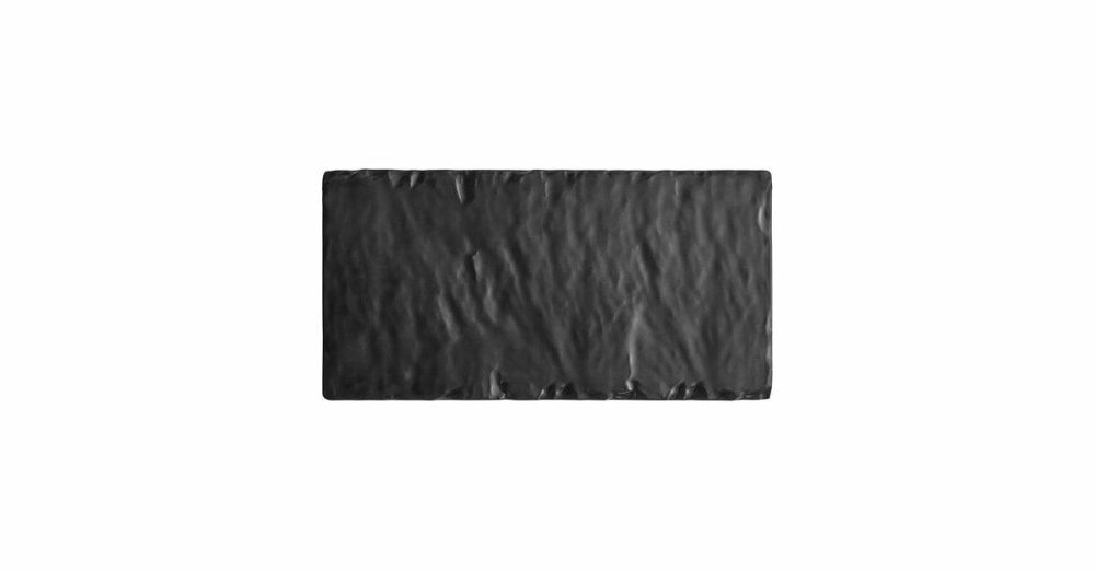 Melamine Trays |  14" X 7" Faux Slate Melamine Footed Serving Board