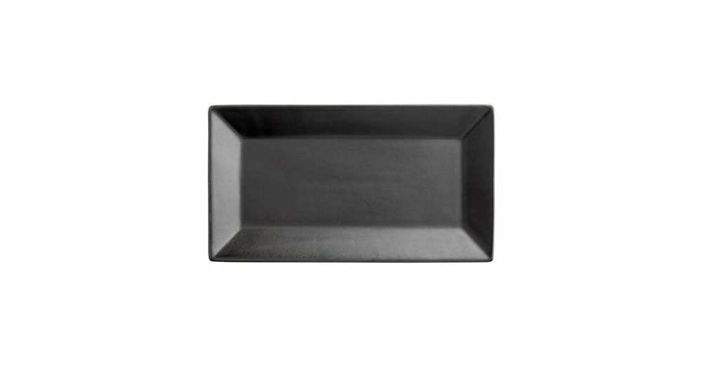 Melamine Trays |  Izumi 12" X 5 3/8" Matte Black Melamine Platter – 12/Pack