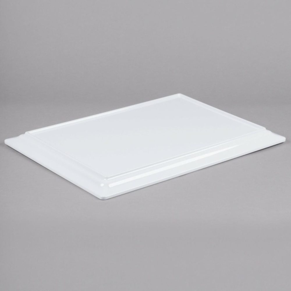 Melamine Trays |  M1420 Vogue 20" X 14" White Rectangular Melamine Serving Platter