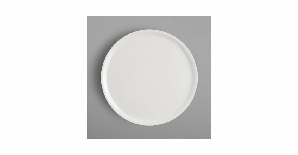 Porcelain Plates |  Bapp32 Banquet 12" Ivory Porcelain Pizza Plate – 6/Case