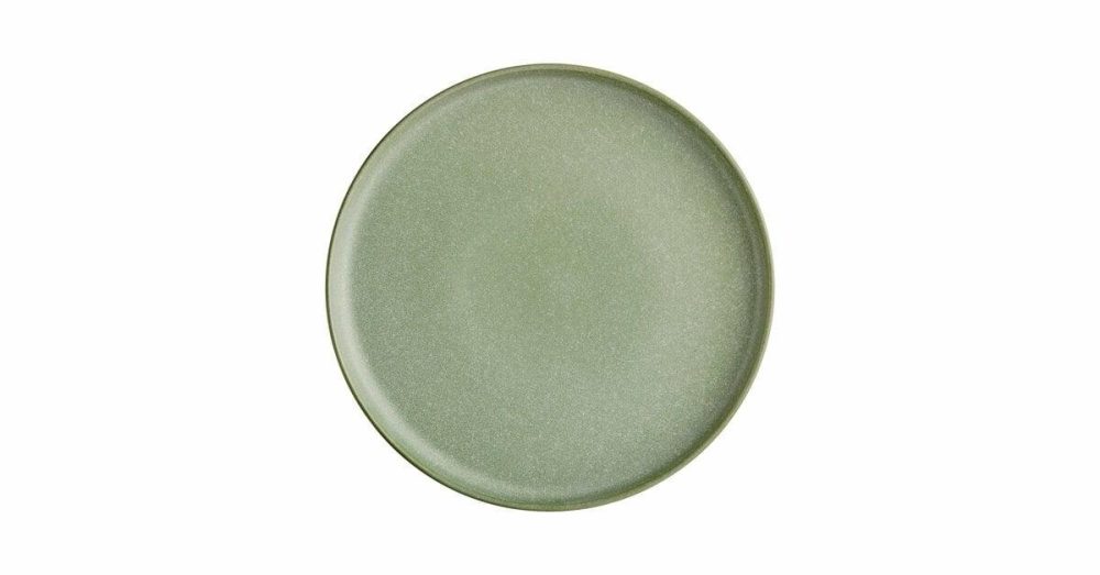 Porcelain Plates |  Pangea 10 1/2" Sage Matte Coupe Porcelain Plate – 12/Case