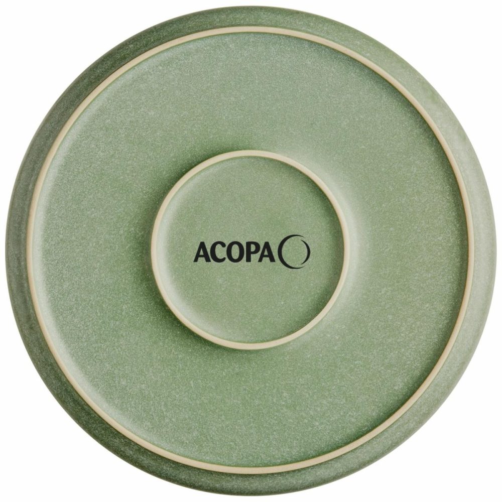 Porcelain Plates |  Pangea 10 1/2" Sage Matte Coupe Porcelain Plate – 12/Case