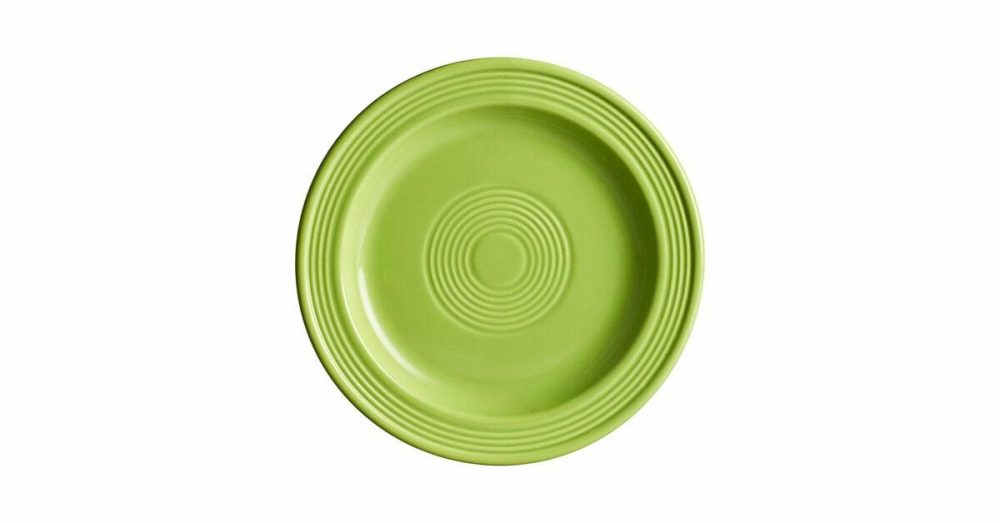 Porcelain Plates |  Pangea 6 1/2" Sage Matte Coupe Porcelain Plate – 24/Case