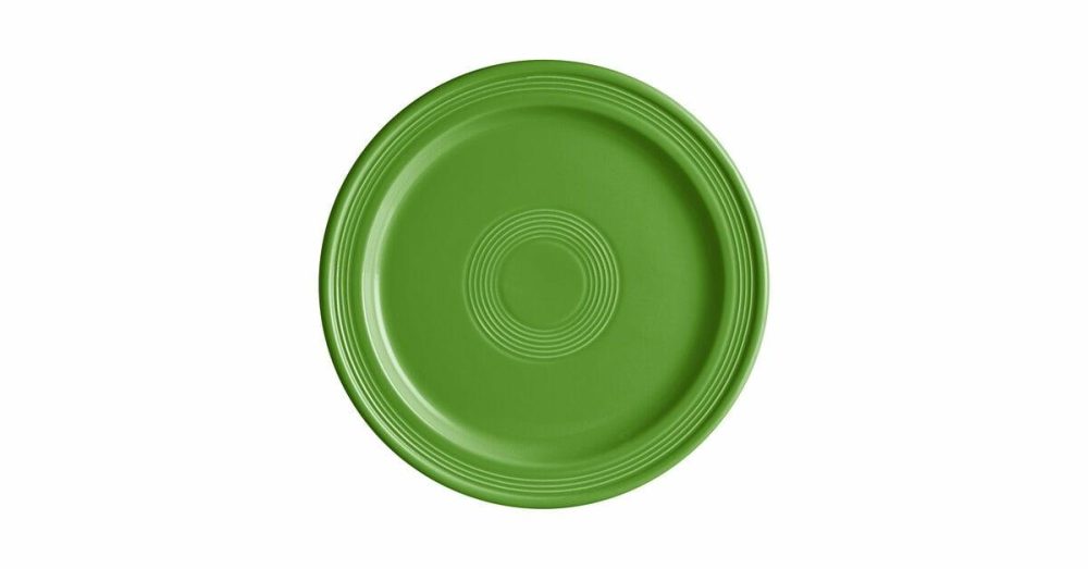 Porcelain Plates |  Pangea 9" Sage Matte Coupe Porcelain Plate – 12/Case