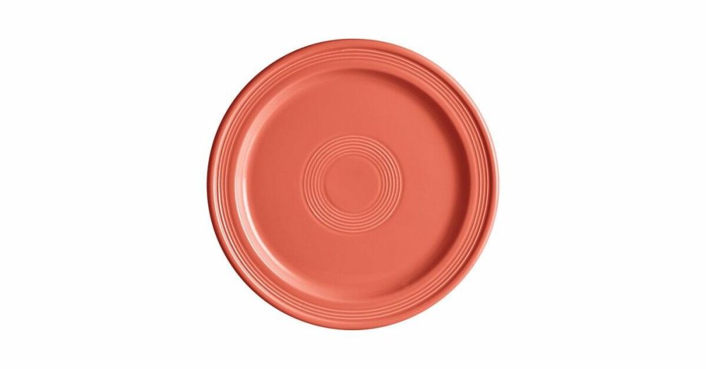 Porcelain Plates |  Pangea 9" Terra Cotta Matte Coupe Porcelain Plate – 12/Case